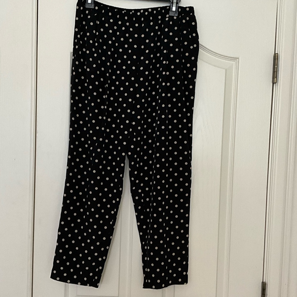 Forever 21 Black and White Polka Dot Pants